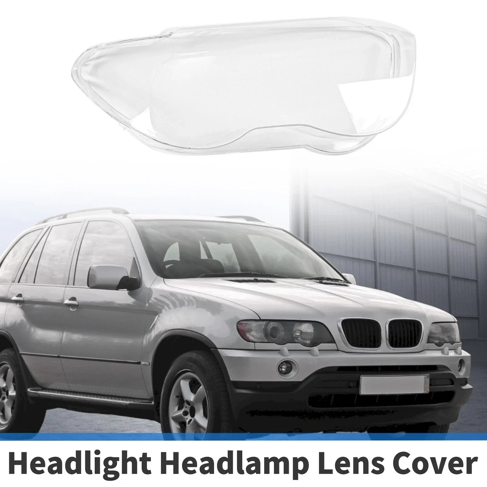 1 x Front Right Headlight Lens Cover for BMW 7 Series E66/E65 (2002-2005)
