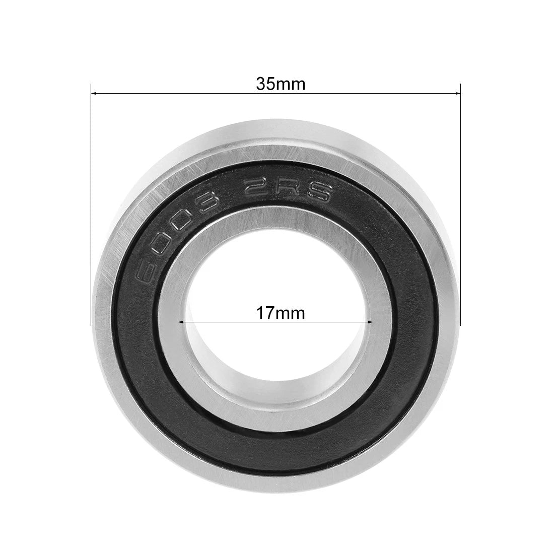 Set of 5 6003-2RS Deep Groove Ball Bearings for Various Models (17x35x10mm)