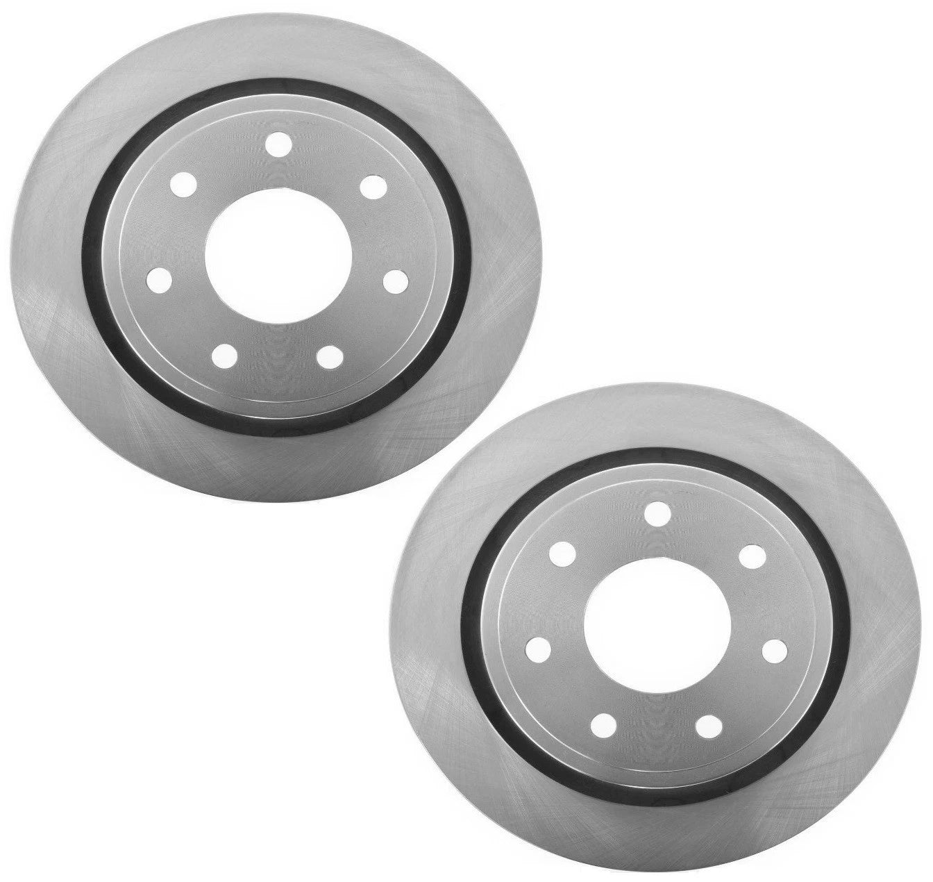 2X Brembo Rear Vented Coated Disc Brake Rotors for Ford F-150 (HD Pkg)
