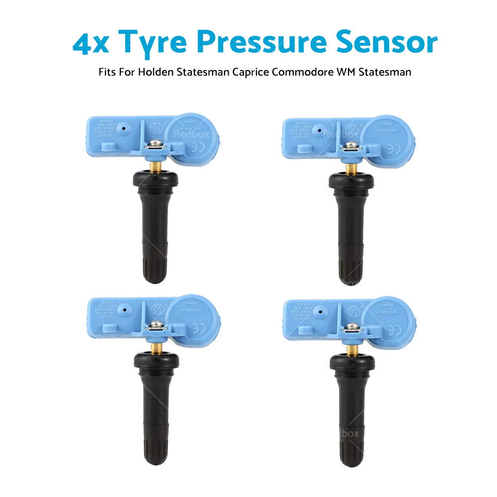 4X Tyre Pressure Monitoring Sensor for Holden Statesman Commodore (2006–2013)