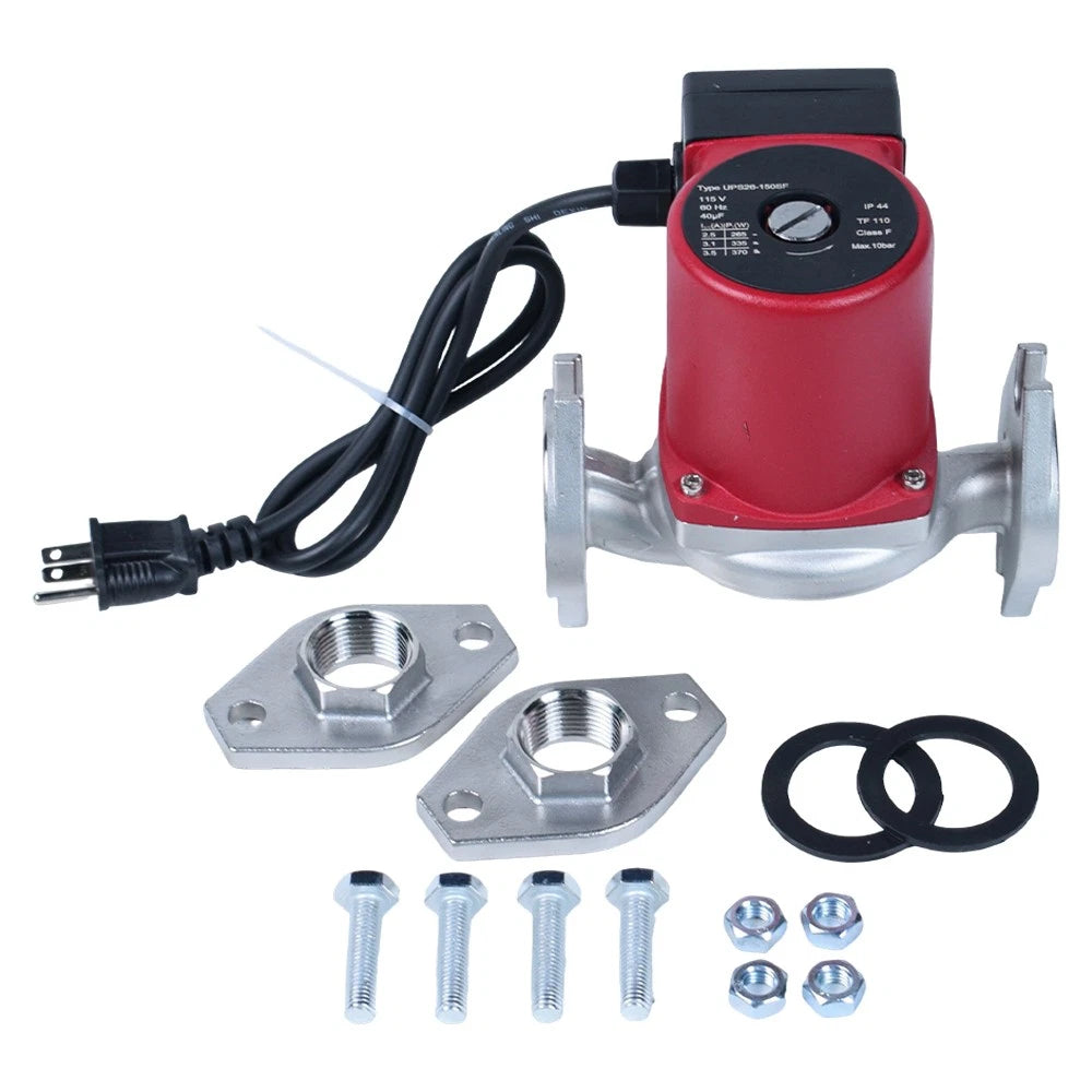 3-Speed Stainless Steel Circulator Pump for Grundfos 1/2 HP 115V (UPS26-150SF)