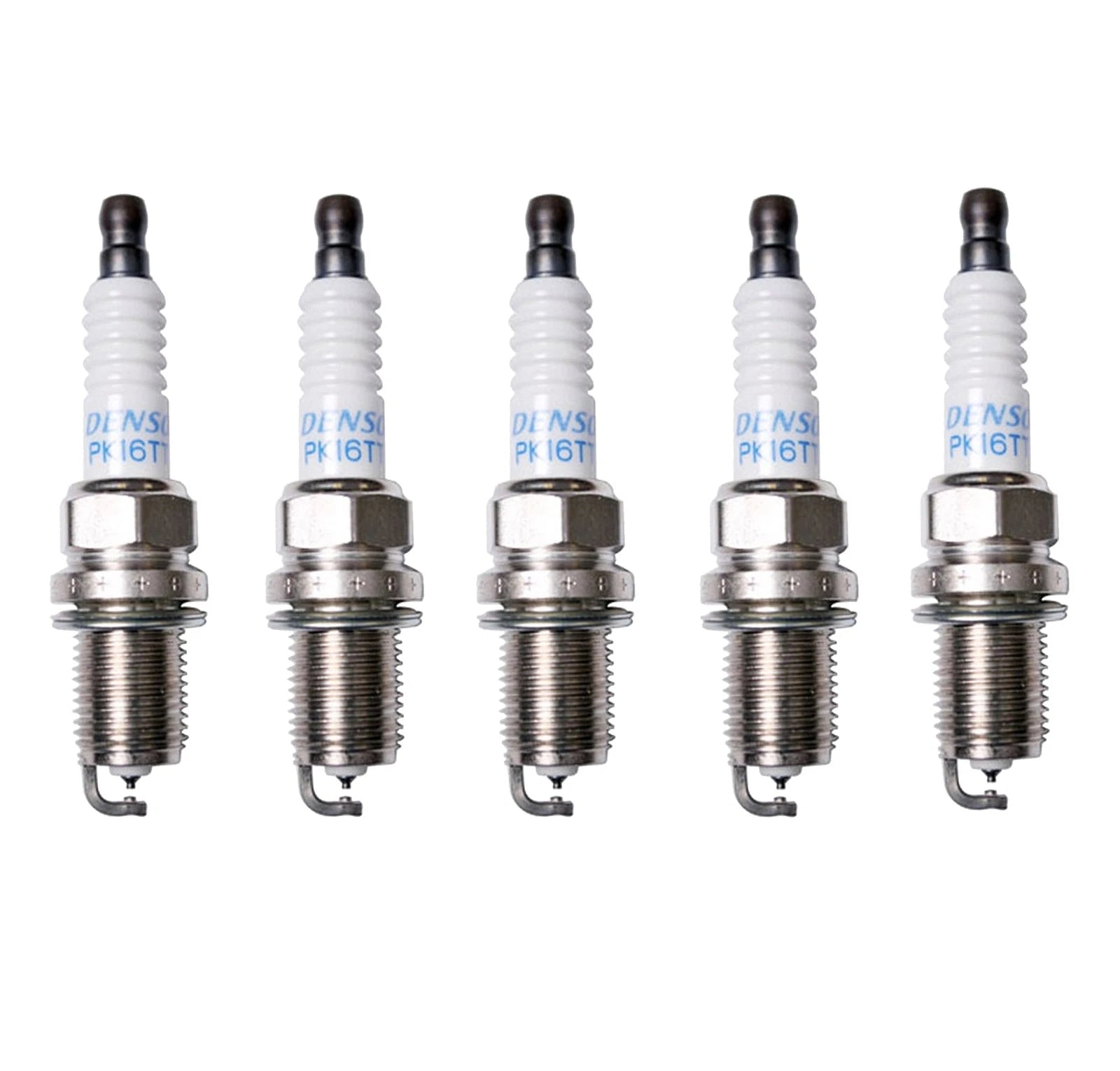 Set of 5 Spark Plugs Gap 0.040 Denso for Acura Dodge Honda Hyundai Mercedes Kia