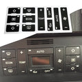 A/C Button Repair Sticker for Car (Black Overlay)