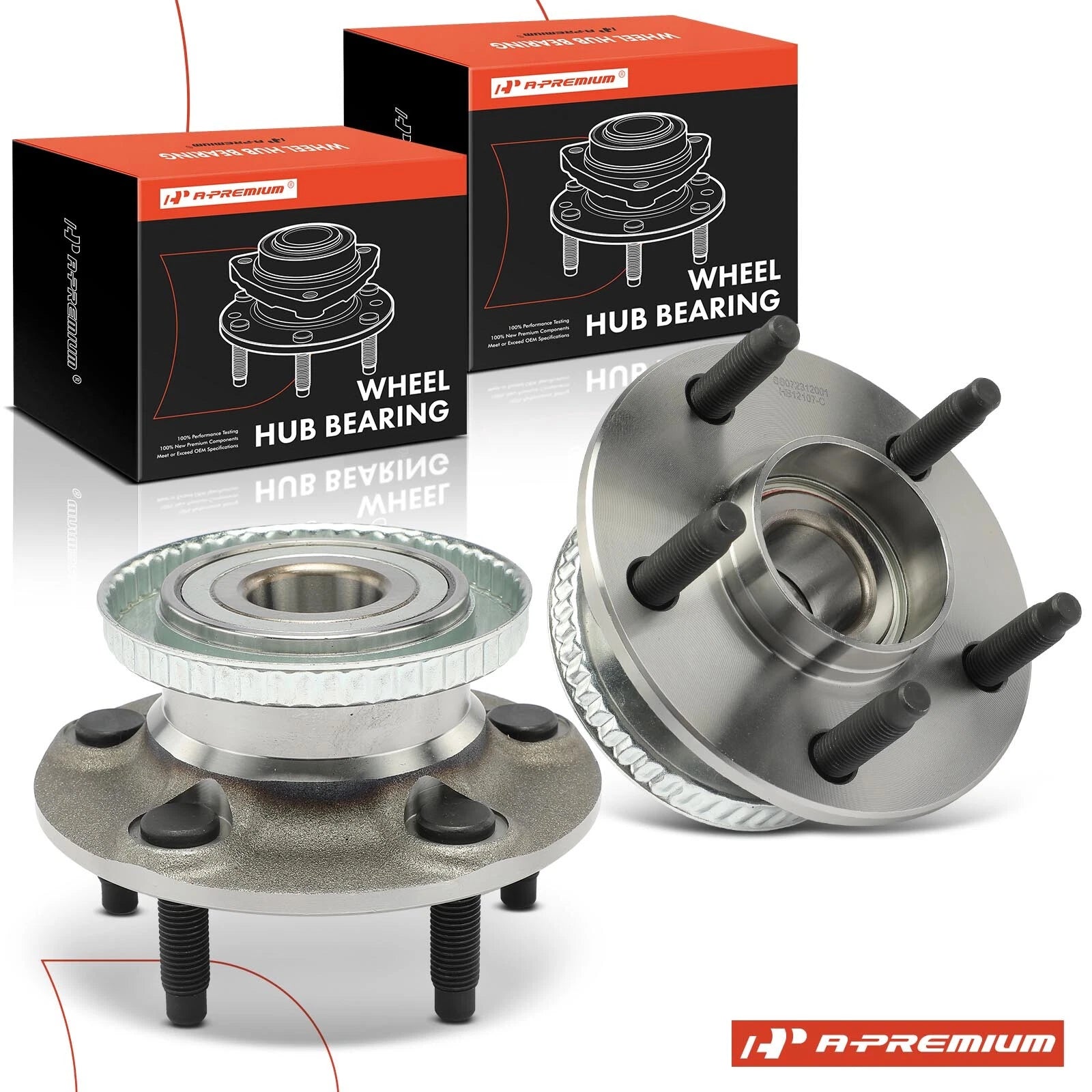 2X Rear Wheel Hub & Bearing Assembly for Ford Taurus (1993–2004)