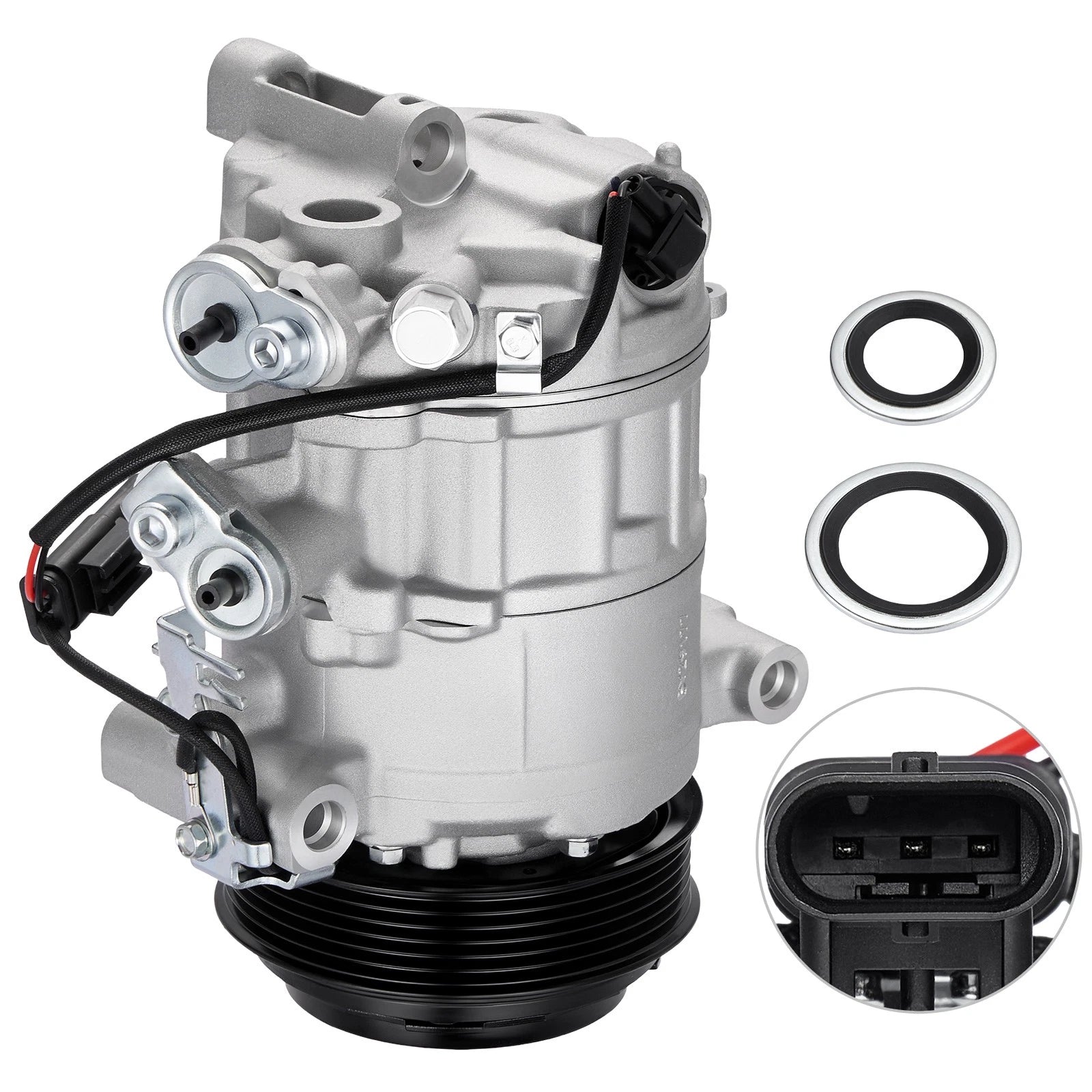 AC Compressor for Mercedes-Benz C350e (2018), C43 AMG (2017–2021), GLC43 AMG