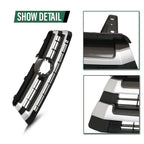 Front Bumper Upper Grille for Toyota Highlander (2017–2019) Black & Chrome