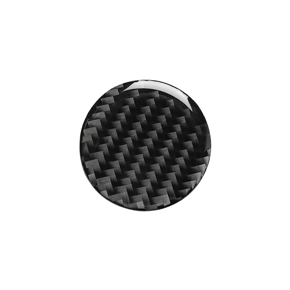 Carbon Black Multi-Media Control Knob Cover Trim for Audi A3 8V (2014–2019)