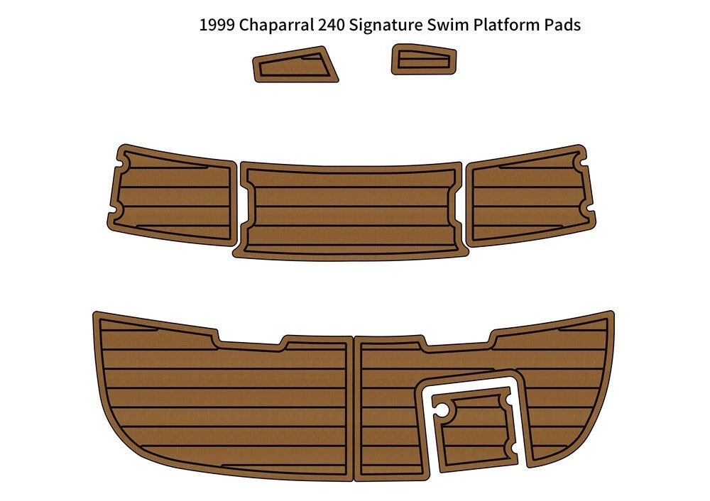 EVA Foam Teak Deck Flooring Mat for Chaparral 240 Signature (1999)