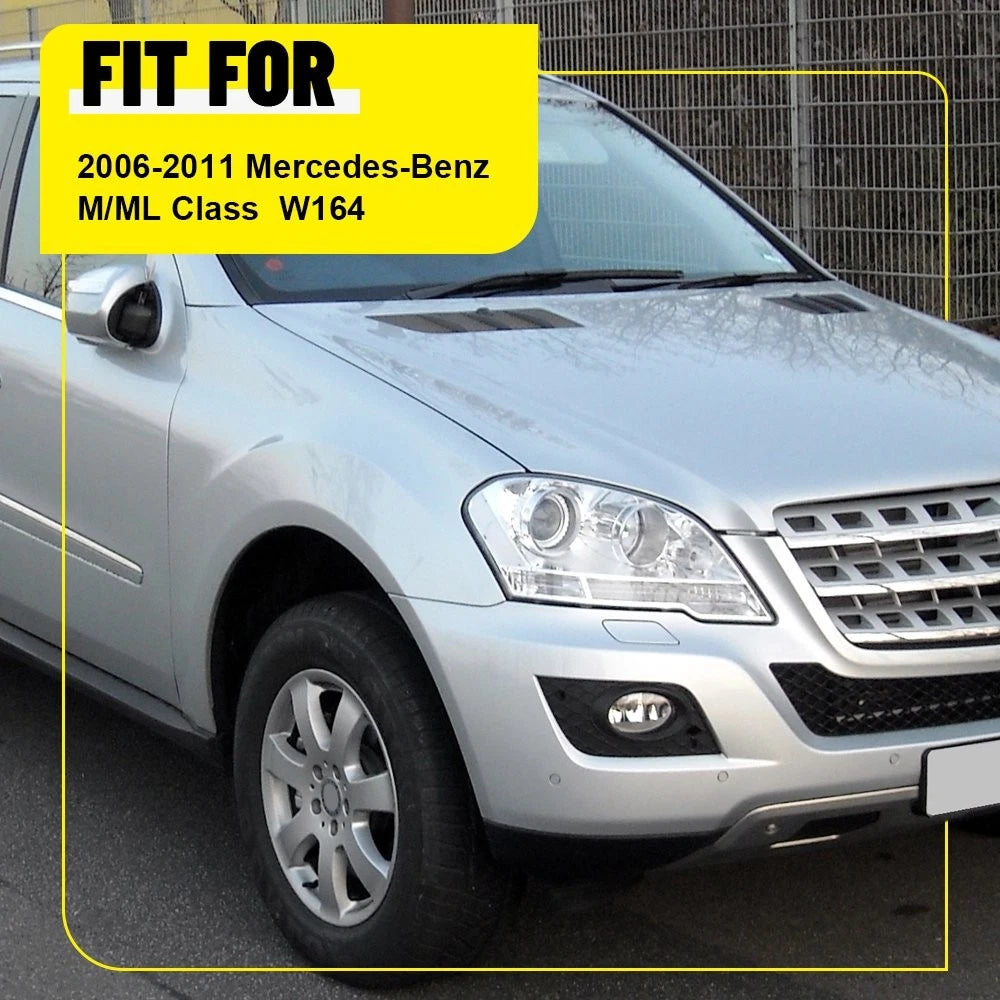 Set of 6 Window Pillar Post Trim for Mercedes Benz ML350/ML500/ML550 (2006–2011)