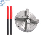 4 Inch Quick Change 4 Jaw Lathe Chuck Set for 1x8 TPI (Self Centering)