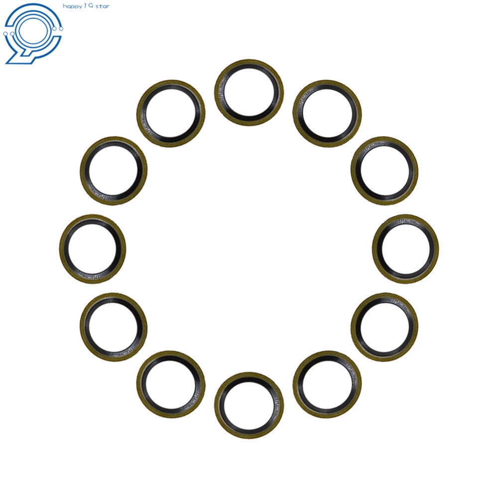 Set of 12 Fuel Line Sealing Washers for Cummins (12V, 24V)