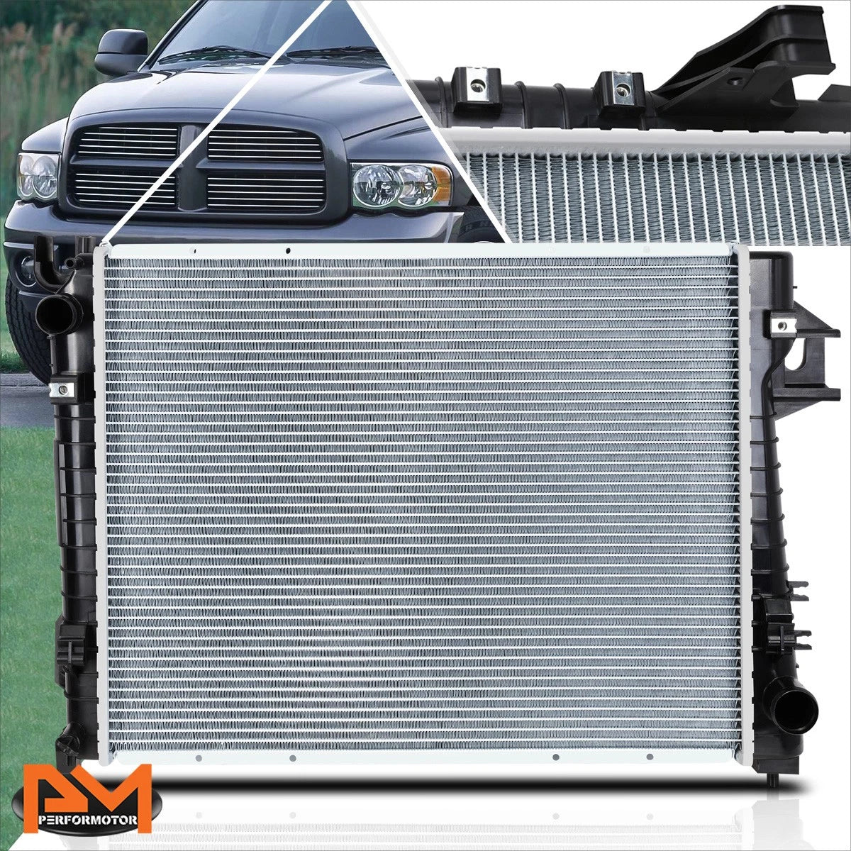 OE Replacement Aluminum Core Radiator for Dodge Ram 1500 (2002–2004) DPI-2479