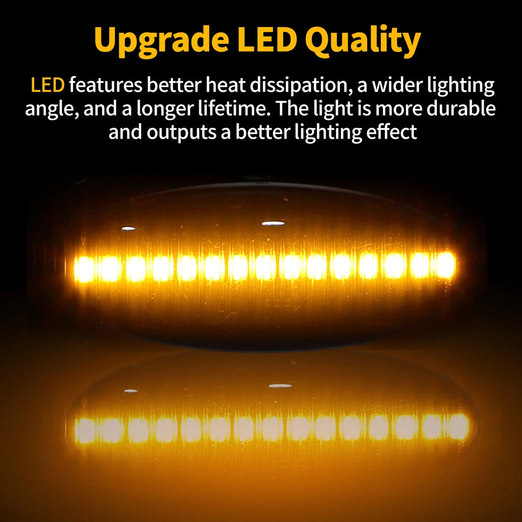 Turn Signal Lights 1 Pair for Nissan Cube (2009–2014) & Juke (2011–2014)