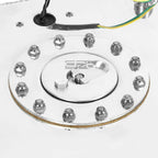 5 Gallon Lightweight Polished Aluminum Race Fuel Cell Tank + Level Sender