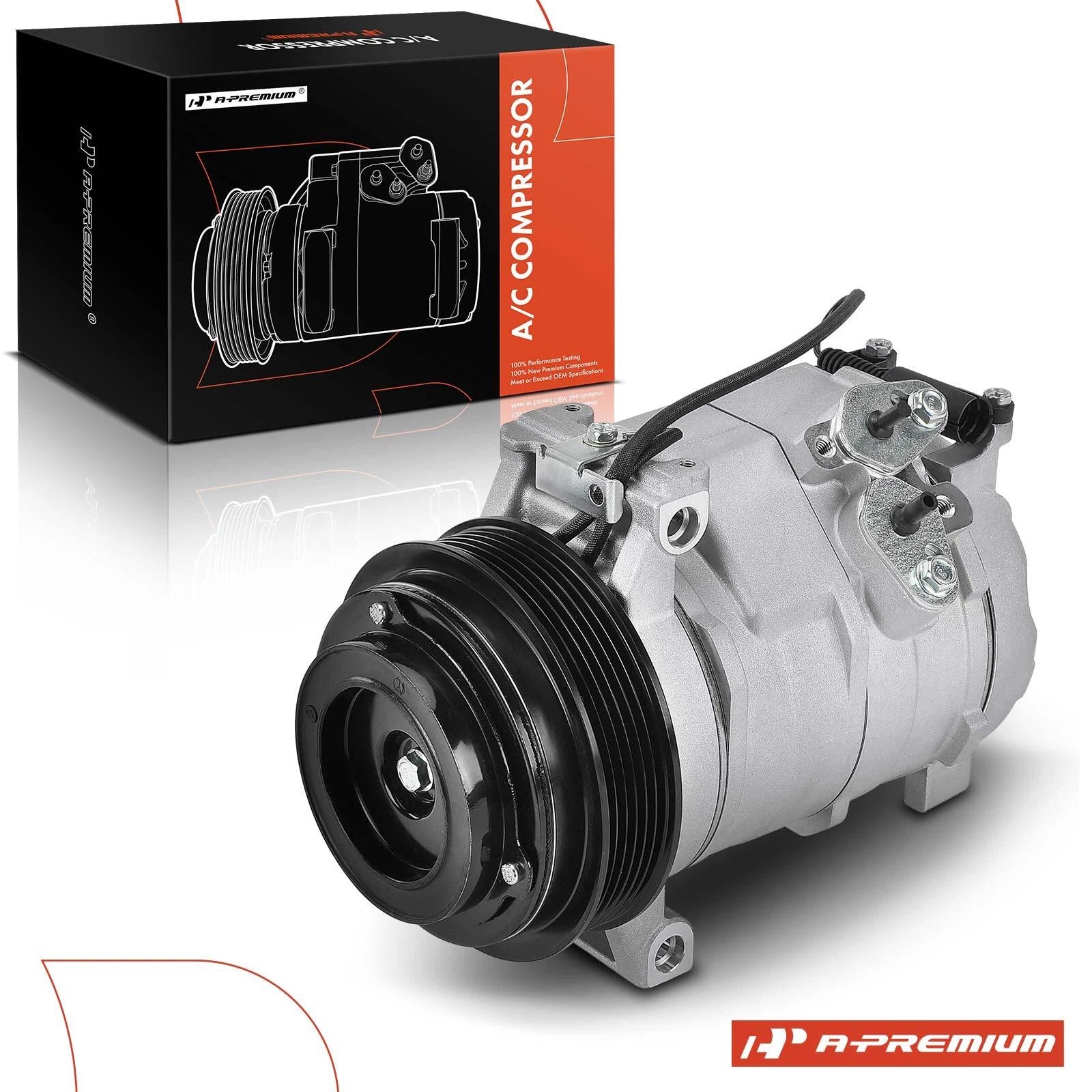 A/C Compressor with Clutch for Mercedes-Benz Sprinter 2500 3500 (2007–2018)