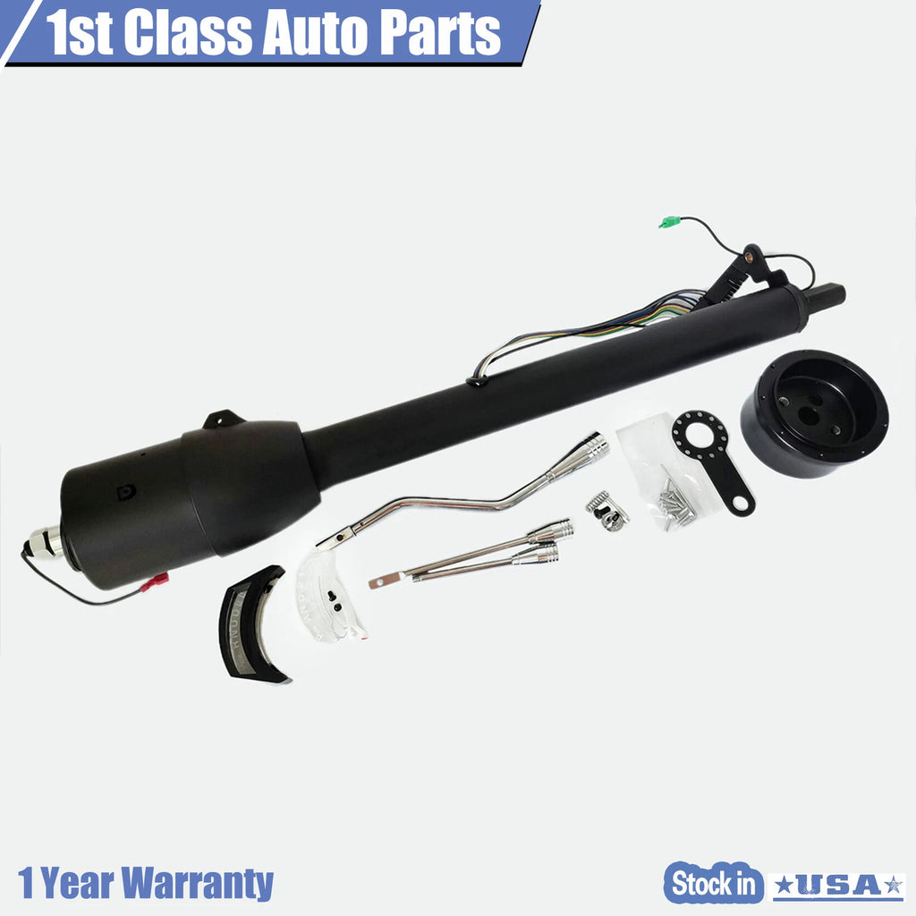 28" Black Tilt Automatic Steering Column for GM Vehicles (Universal)