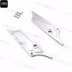 Billet Saddlebag Latch Covers for Harley Davidson Touring (1993–2013) Chrome