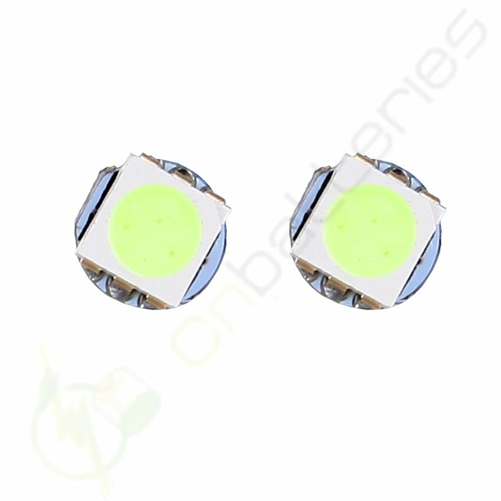 100X T5 Wedge 5050 SMD Ice Blue LED Lights for Dashboard (1986–1990)