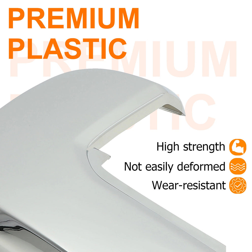 Chrome Rear Left Off-Road Bumper End Cap for Toyota Tacoma (2016–2023)