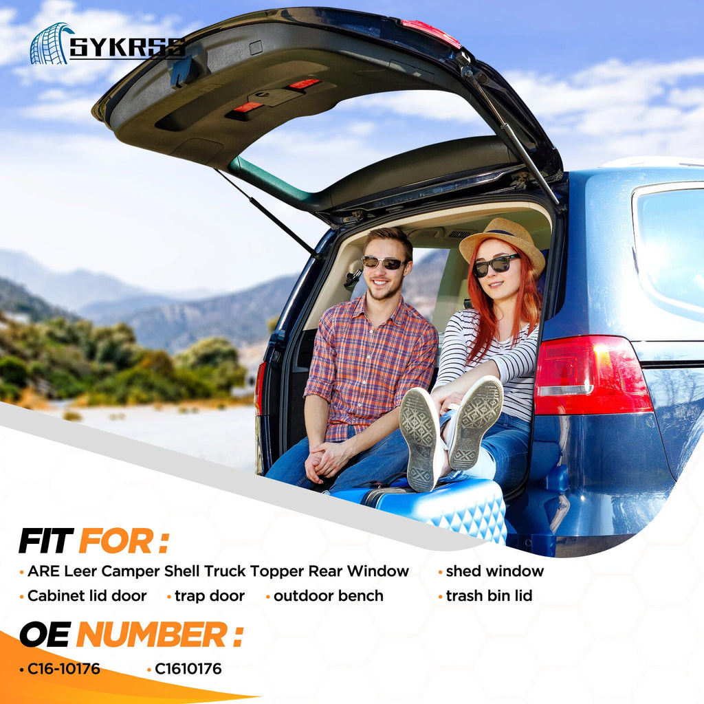2X Gas Strut Shock Lift Support for Leer Camper Shell (14 Inch)