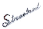 Universal Streetrod Chrome Script Emblem with Clips for Hot Rods (—)