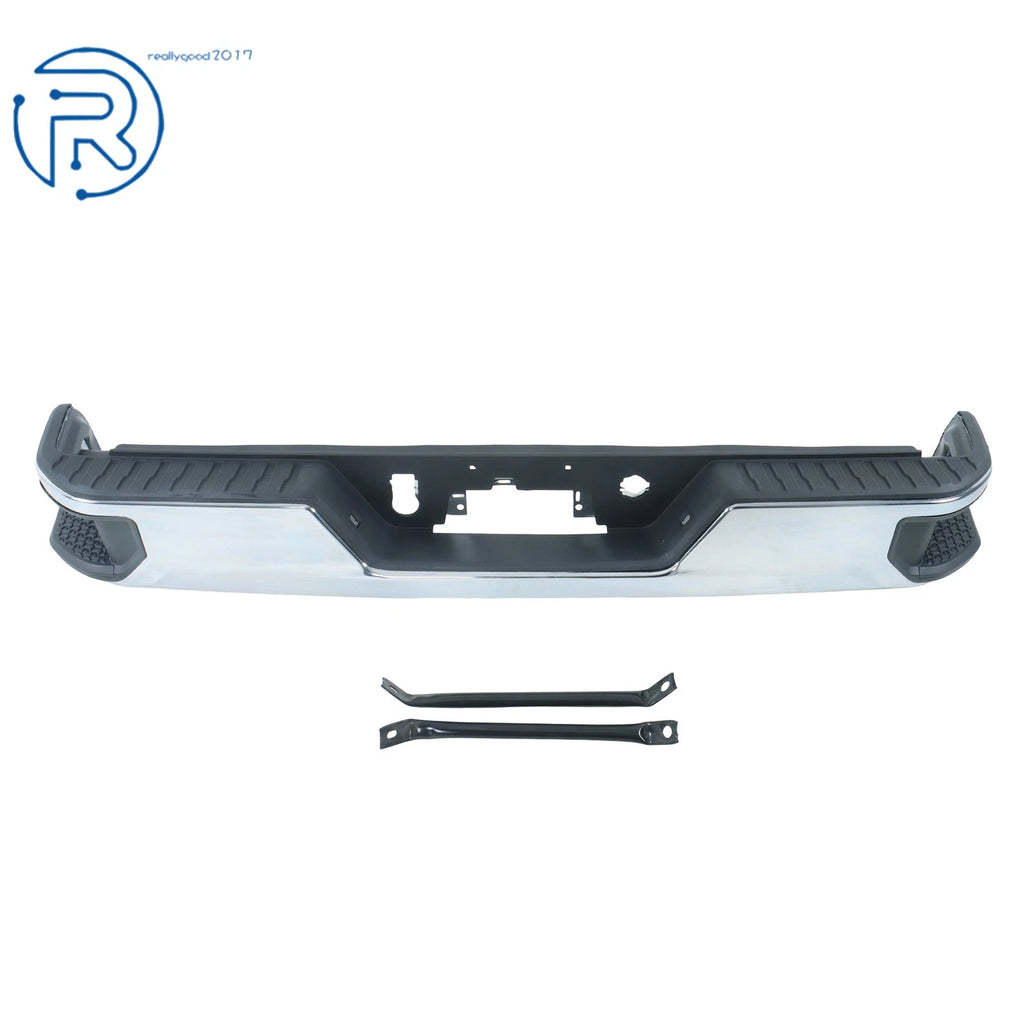 Rear Bumper Assembly Steel Chrome for Silverado Sierra 2500 3500 (2020-2025)
