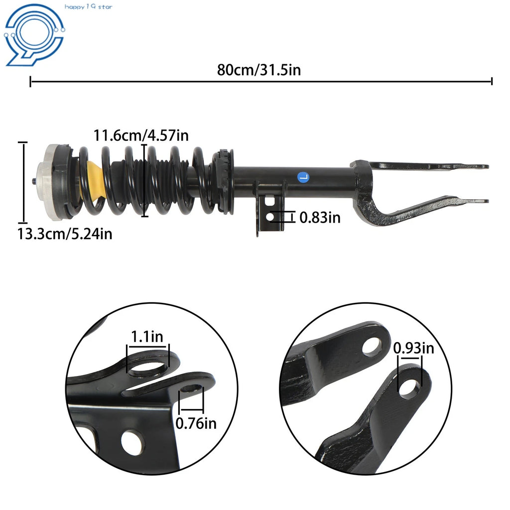 Front Pair Shock Struts Assembly for BMW 640i xDrive (2014-2018)