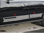 4pc Luxury FX Steel Upper Rocker Panel Trim for 2015-17 Ford Expedition Platinum