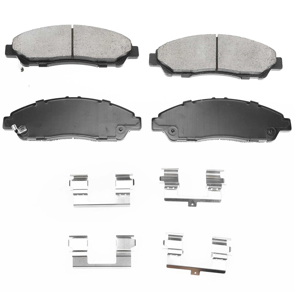 Front Drilled Brake Rotors & Ceramic Pads for Honda Pilot (2009-2015)