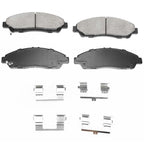 Front Drilled Brake Rotors & Ceramic Pads for Honda Pilot (2009-2015)