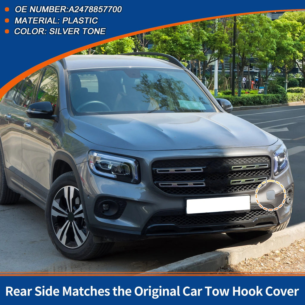 Tow Hook Cover for Mercedes GLB X247 (2019–Present) No.A2478857700 Silver
