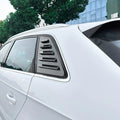 Carbon Style Window Louver Shutter Covers for Audi A3 S3 Sportback (2014–2020)