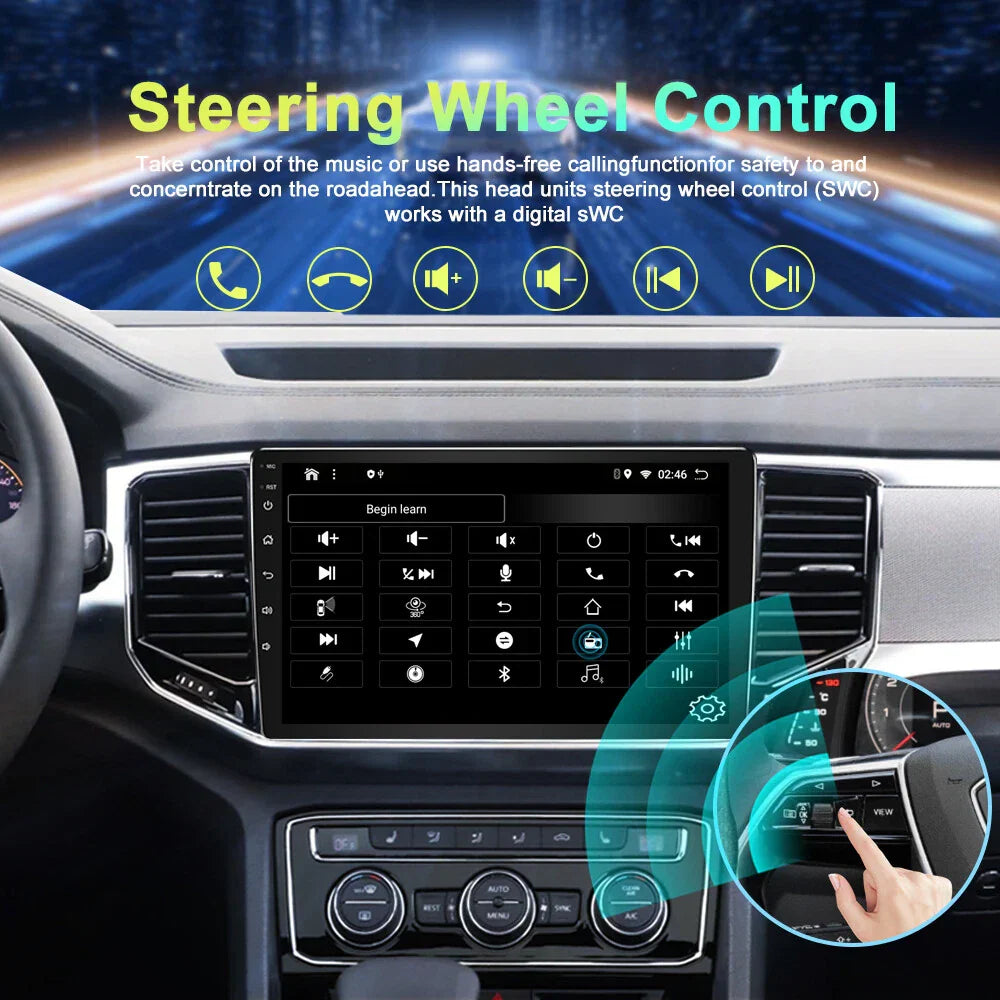 9'' Wireless Carplay Android Auto Head Unit for Peugeot 308 (2008-2014)