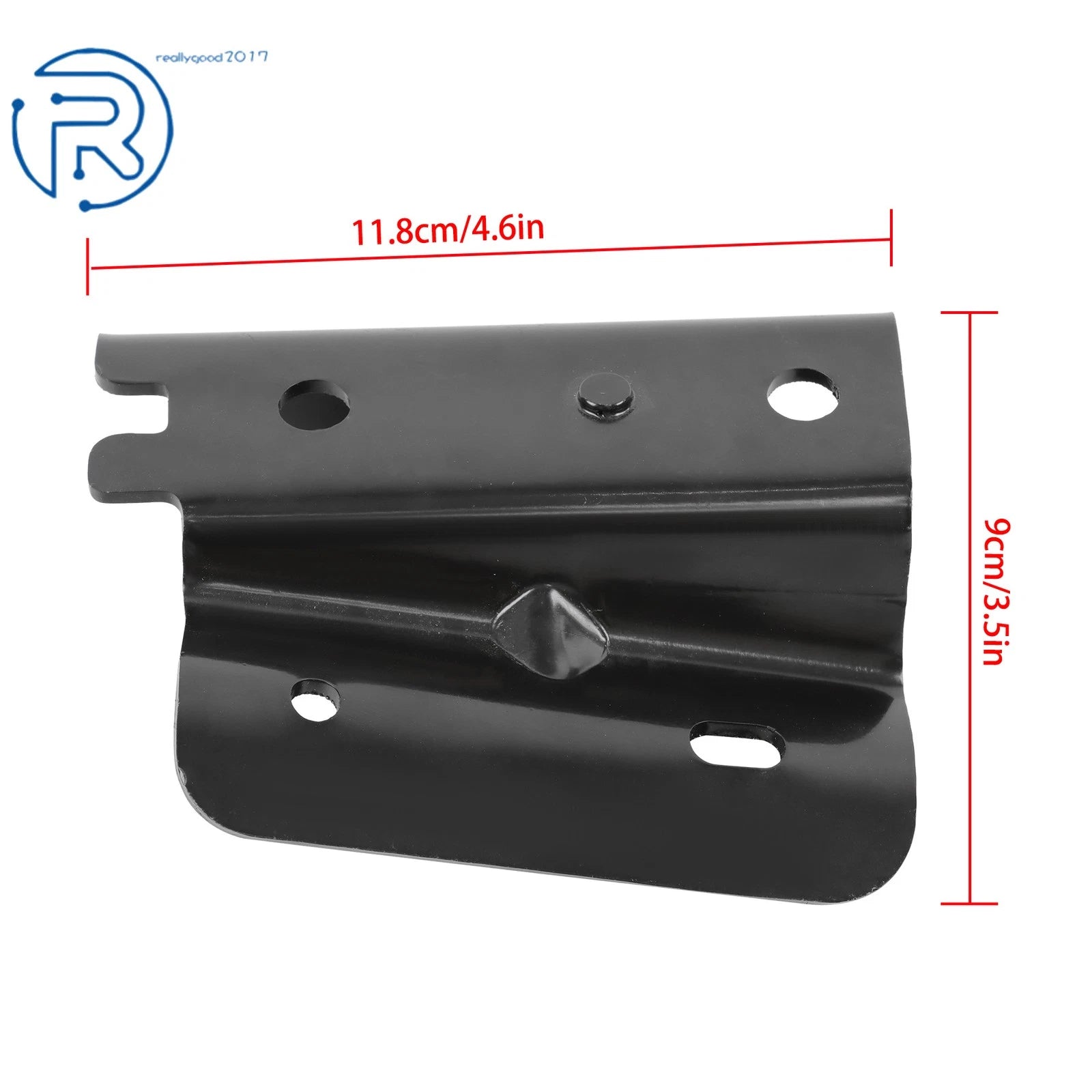Set of 2 Black Steel Bow Brackets for Jeep Wrangler (2013–2017)