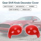 Set of 1 Gear Shift Knob Decorator Cover for Ford Mustang (2015–2023) Red