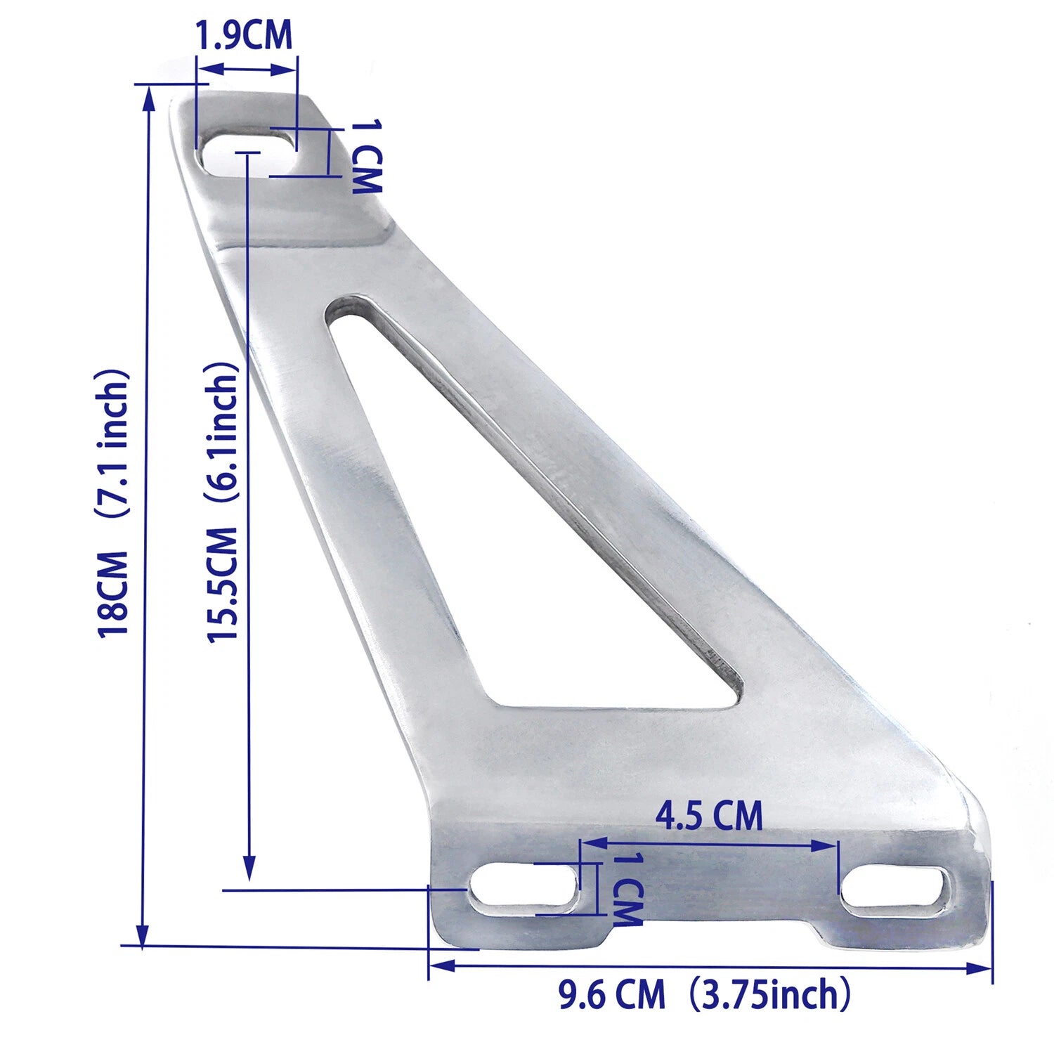 Exhaust Hanger Brackets for Suzuki GSXR 600 750 1000 Yamaha YZF R1 (CHROMED)
