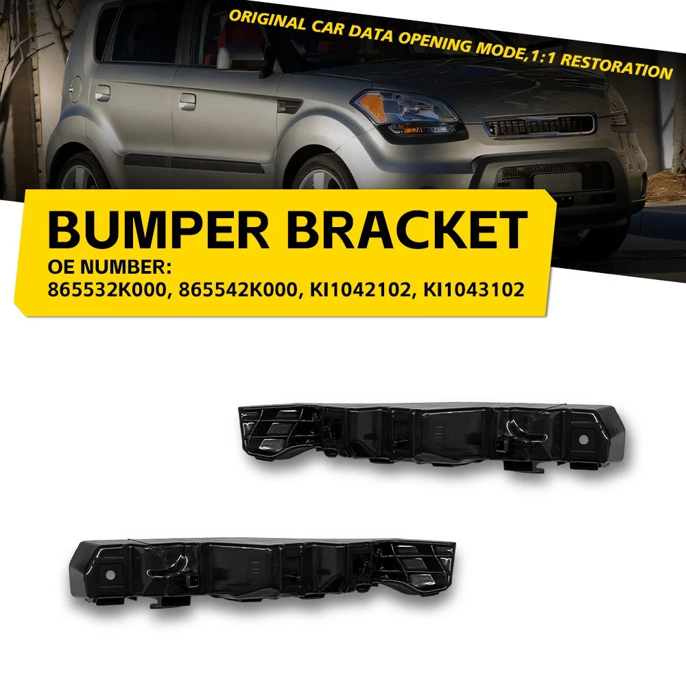 Set of 2 Front Bumper Brackets for Kia Soul (2010–2011)