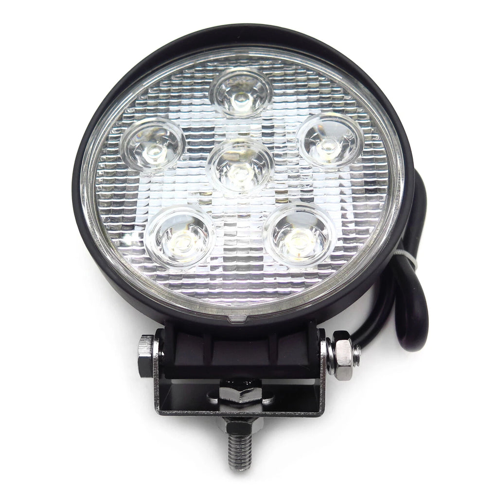 18W Round Spot Beam LED Off Road Light for Universal SUV Car (12V 24V)