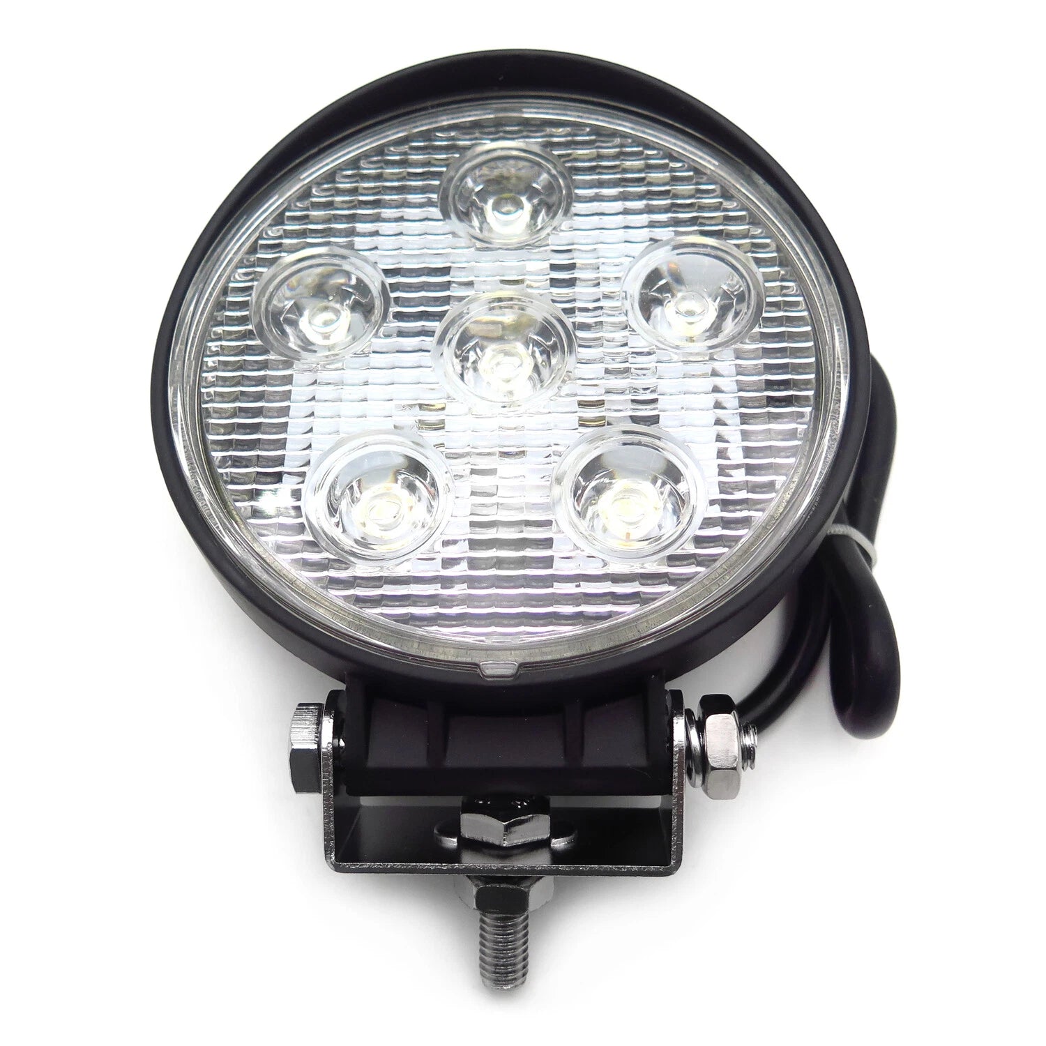 18W Round Spot Beam LED Off Road Light for Universal SUV Car (12V 24V)