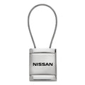 Satin-Chrome Cable Keychain KCC.NIS - Officially Licensed for Nissan