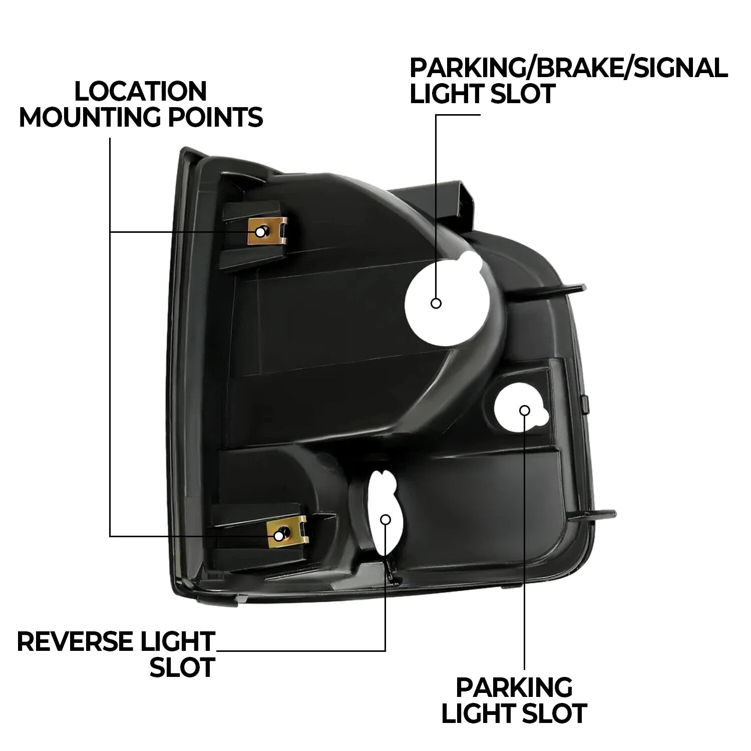 Smoke Tail Lights for Chevrolet S10/GMC Sonoma/Isuzu Hombre (1994–2004)