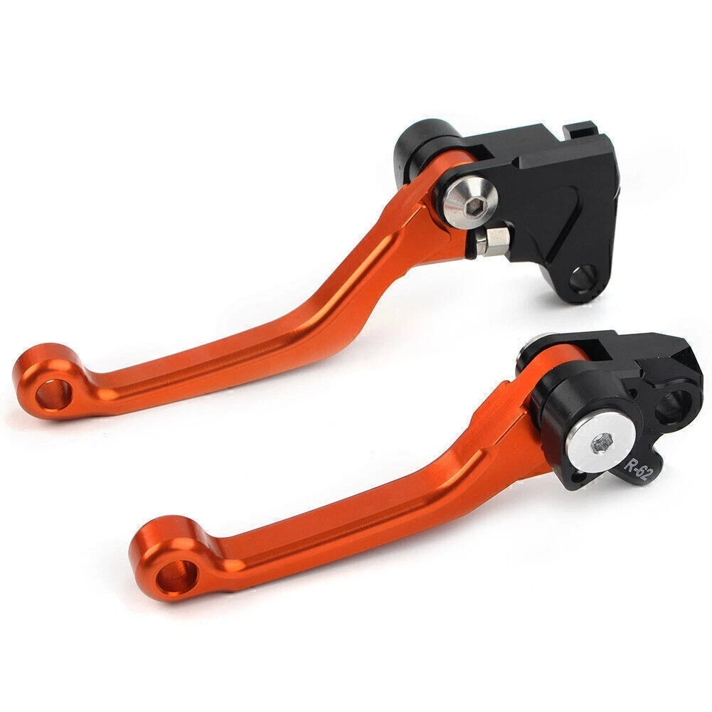 CNC Pivot Brake Clutch Levers for Yamaha WR250F WR450F (2001–2016) Orange