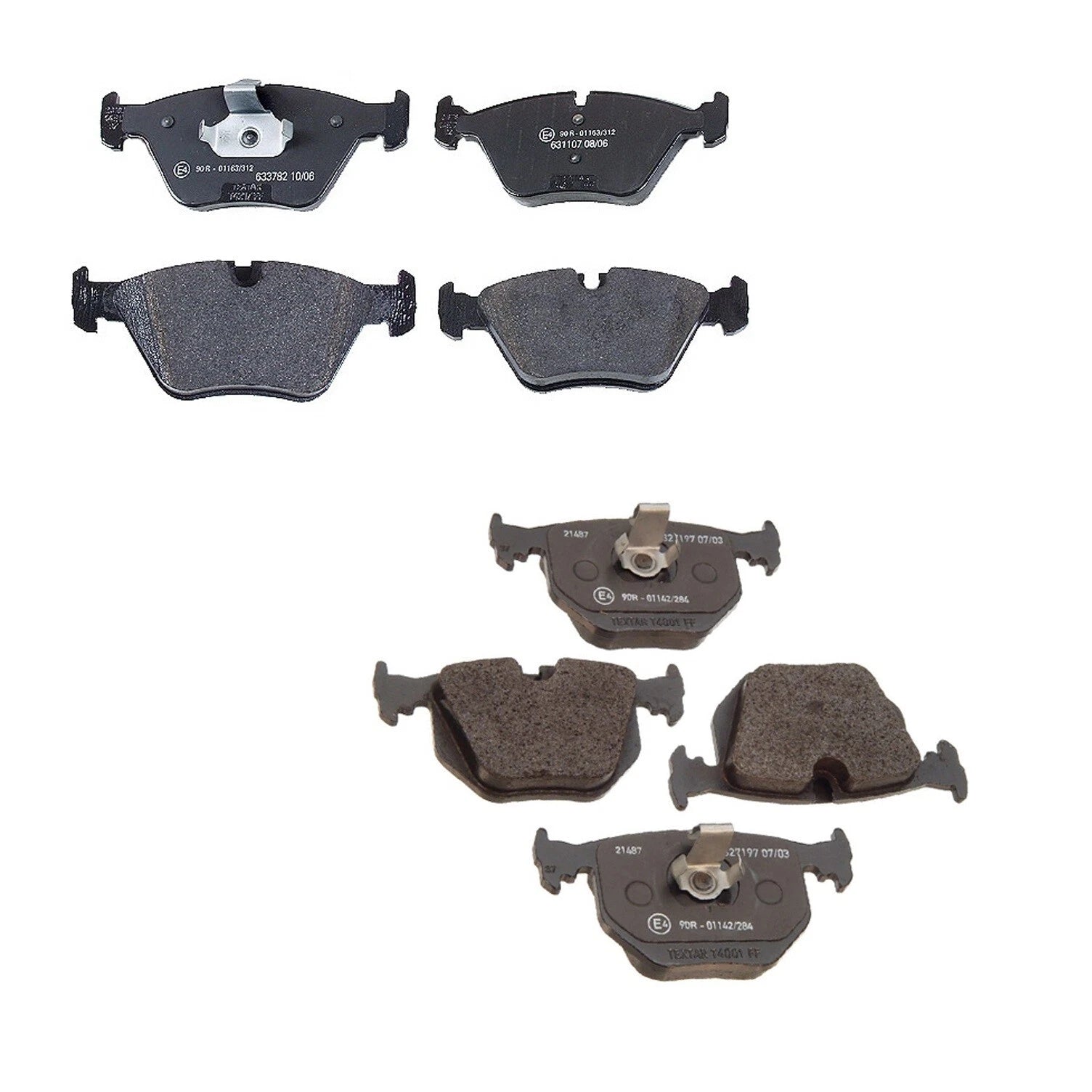 Textar Front & Rear Brake Pads Kit for BMW X3 E83 (2004–2010)