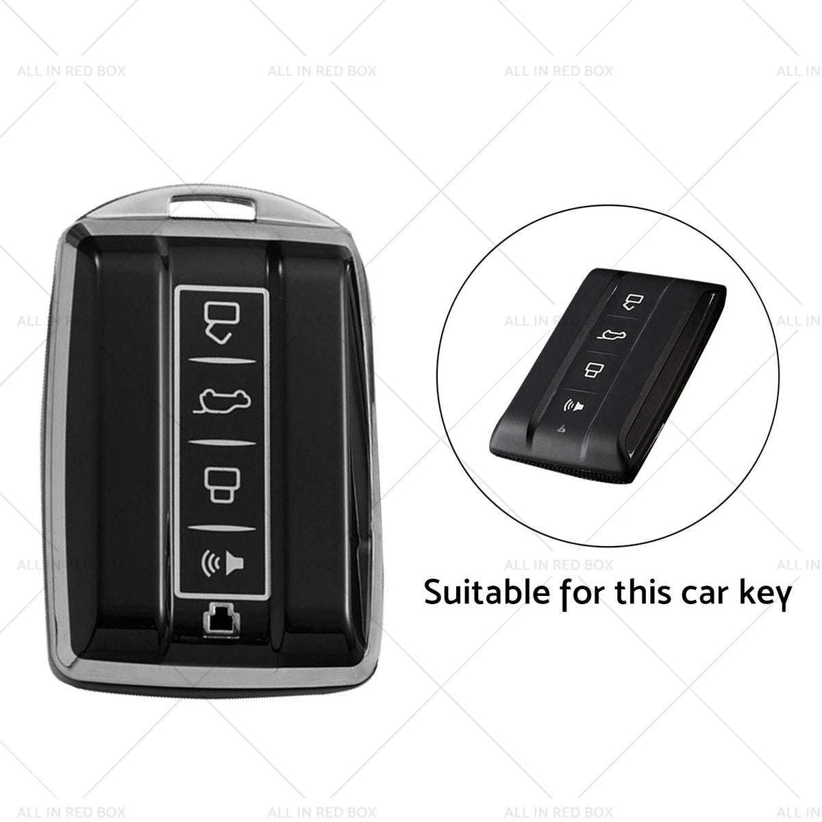 Soft TPU Key Fob Cover for Great Wall GWM Wey TANK 300 (2021–2023)