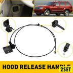 Set of 2 Hood Latch Release Cables w/ Handle for Jeep Grand Cherokee (2005–2010)
