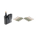 Ignition Coil & 8 NGK V-Power Spark Plugs for Ford F-150
