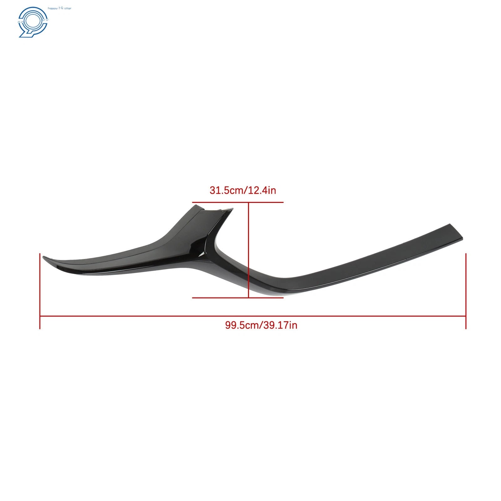 Front Bumper Grille Trim Molding for Mazda 3 (2019-2023) Black Plastic