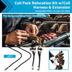Coil Pack Relocation Harness Kit for LS1 LS6 LSX V8 (D580)