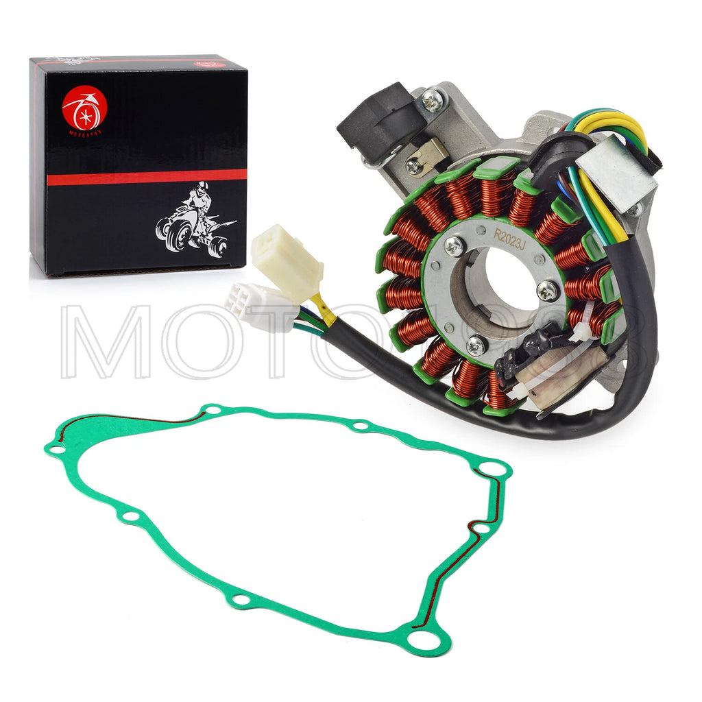 Stator & Plate w/Gasket for Yamaha Timberwolf 250 YFB250FW (1994–2000)