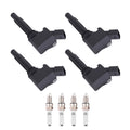 Ignition Coil Set and Spark Plugs for Volkswagen Jetta (2016–2018)